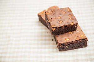 Preparación Brownie Vegano